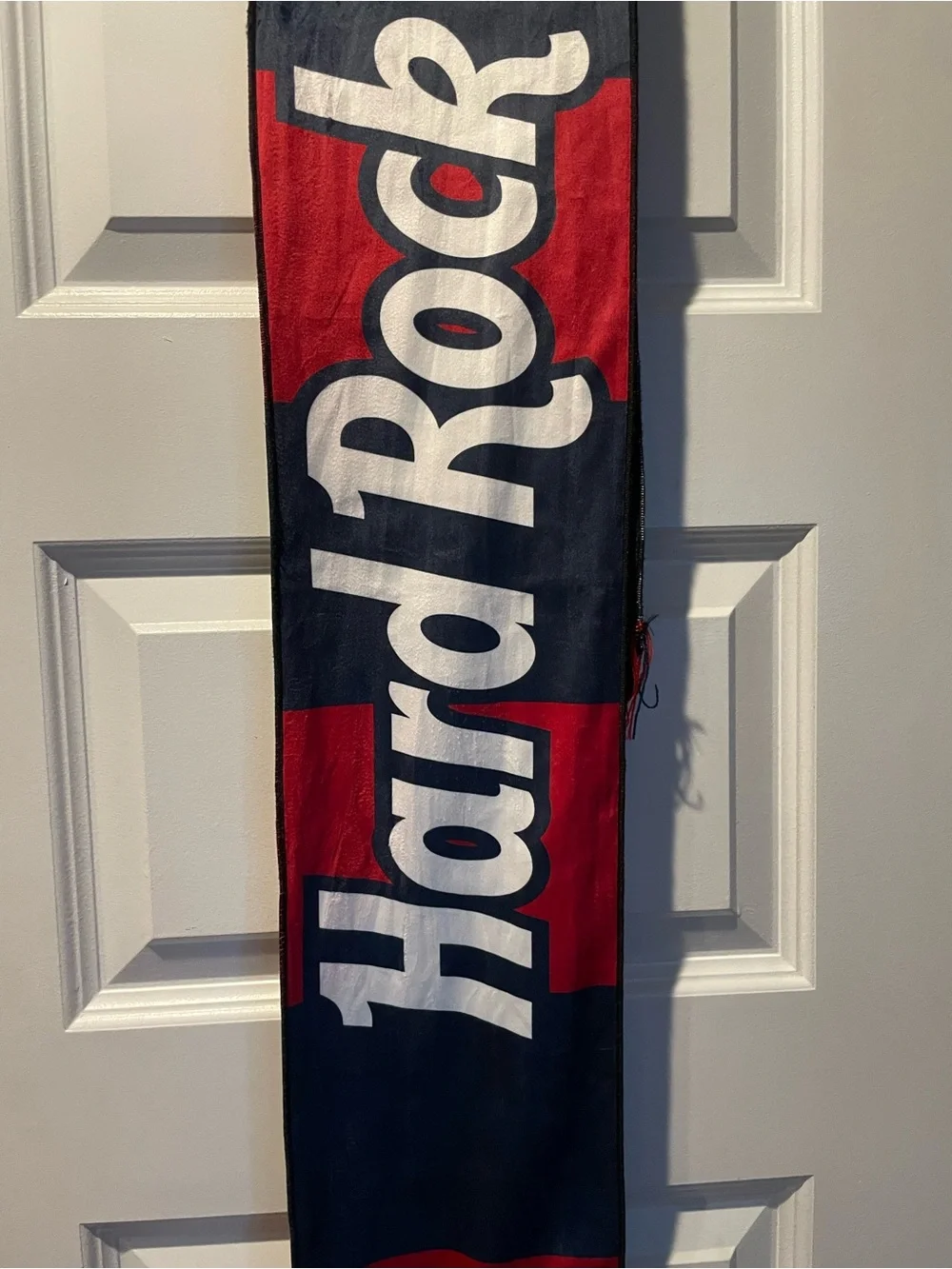 Hard Rock USA Soccer Scarf - Navy & Red